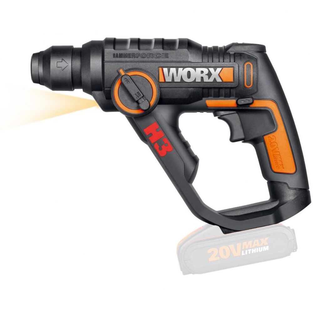 Produkt miniatyrebild Worx WX390.9 borhammer