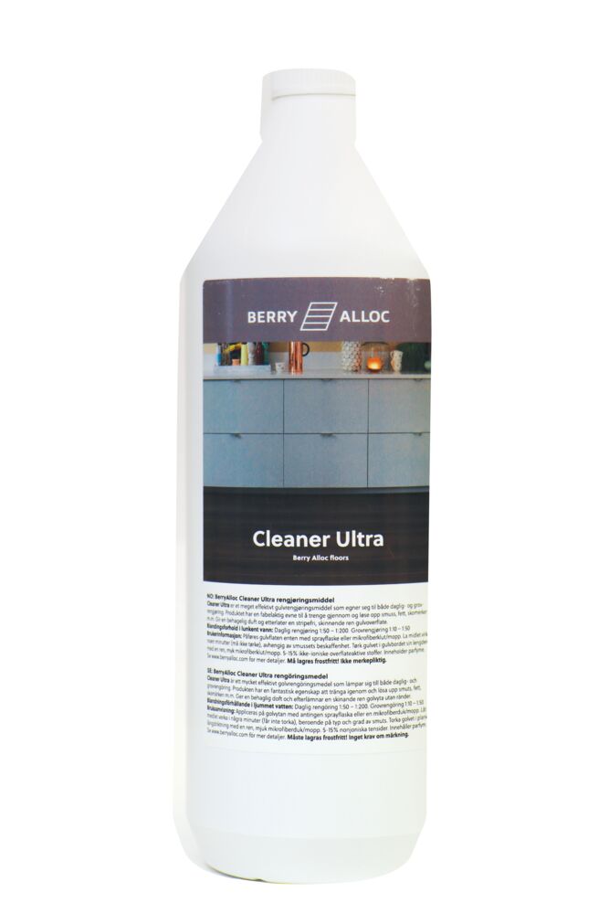 Høring nød lunken BerryAlloc Cleaner Ultra - Laminat vaskemiddel | Obsbygg.no