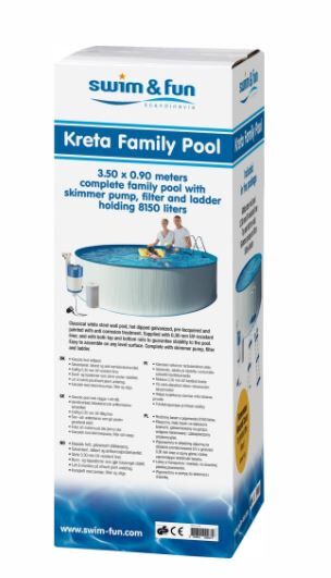 Produkt miniatyrebild Kreta svømmebasseng Ø 3,5