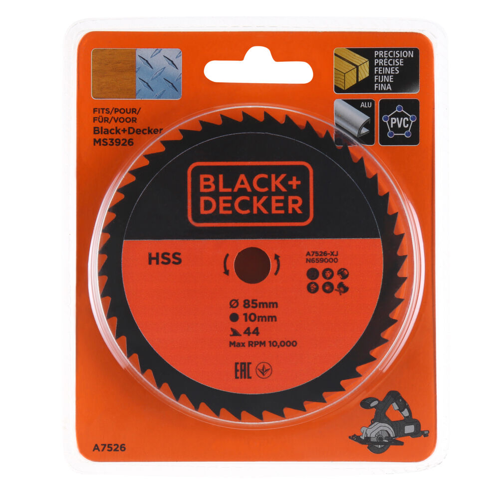 Black & Decker sirkelsagblad tct 85x10m 44 tenner