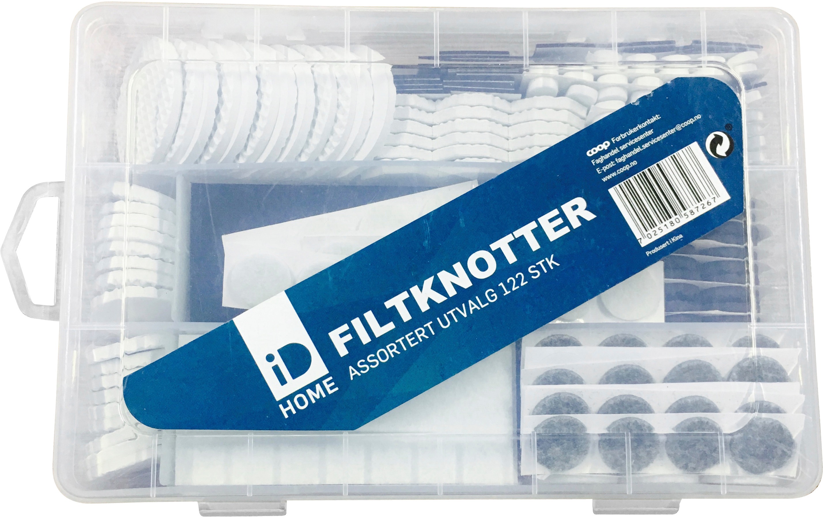 Produkt miniatyrebild ID Home filtknotter assortert