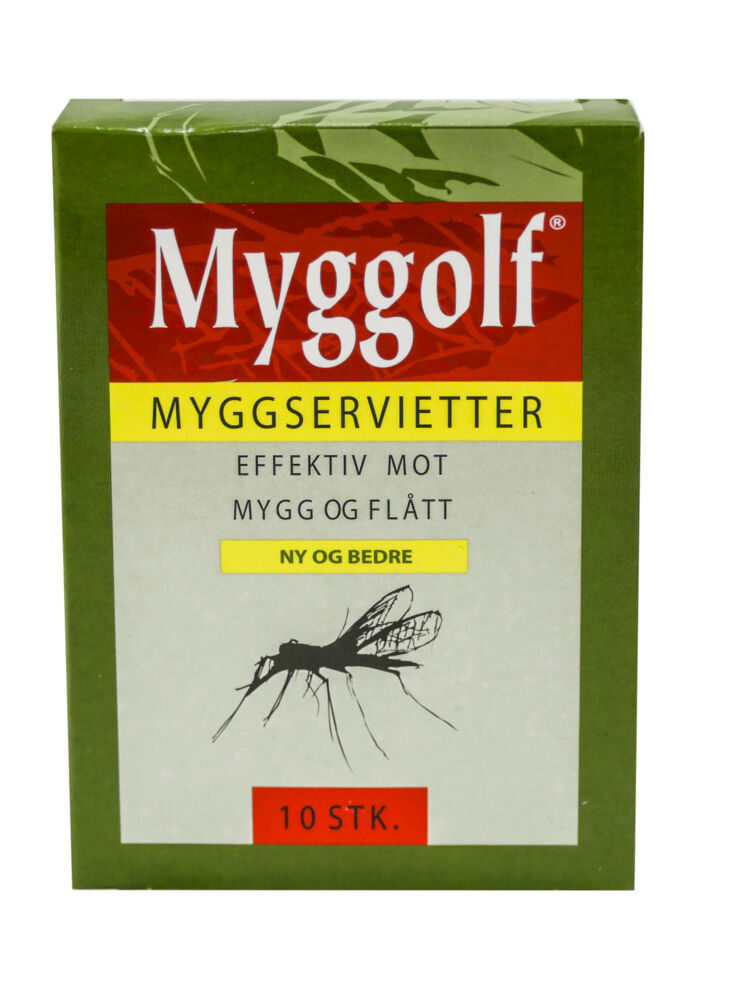 Produkt miniatyrebild Myggolf Myggserviett insektsmiddel