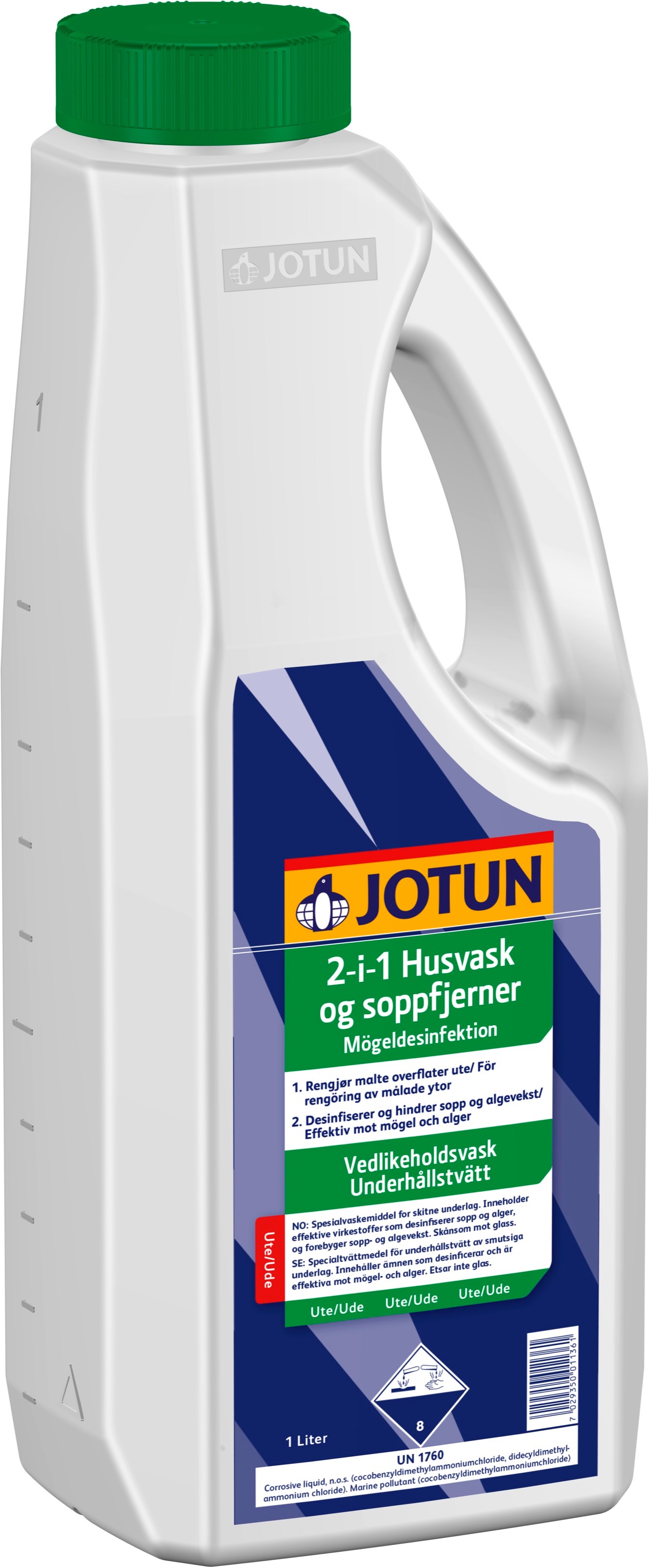 Produkt miniatyrebild Jotun 2-i-1 husvask og soppfjerner