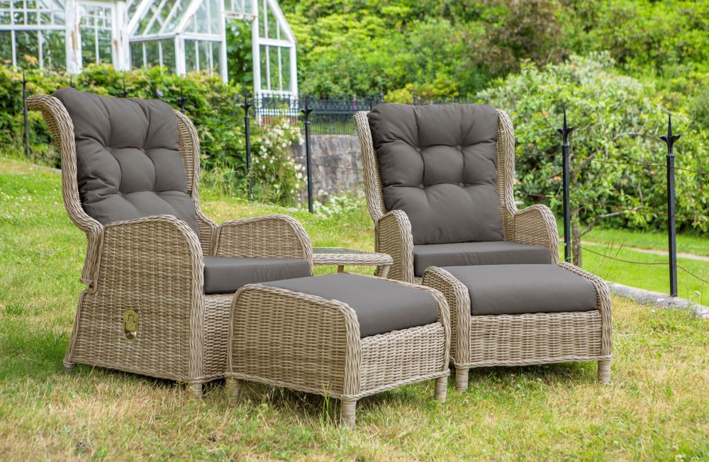 Produkt miniatyrebild Hidra recliner ørelapp hagesett