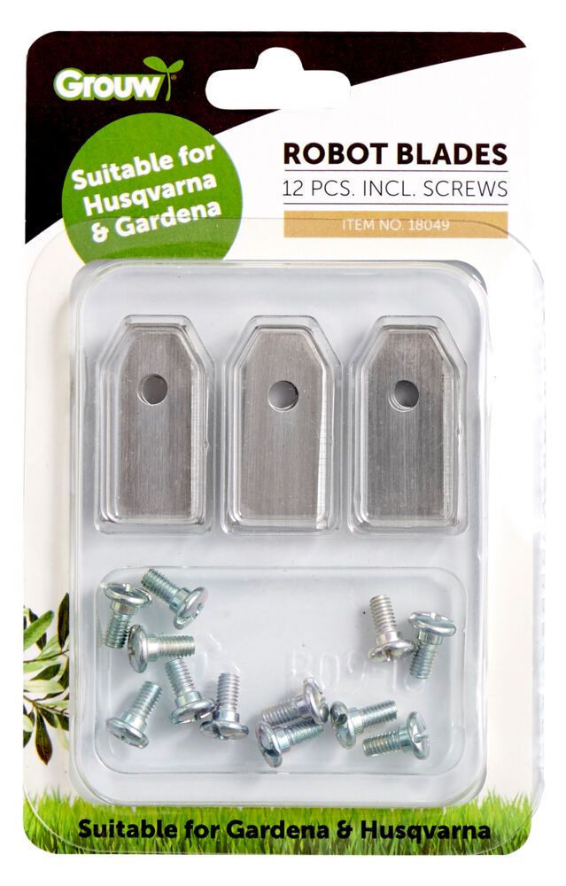 Produkt miniatyrebild Grouw knivblad til Gardena/Husquarna robotklipper, 12 stk.