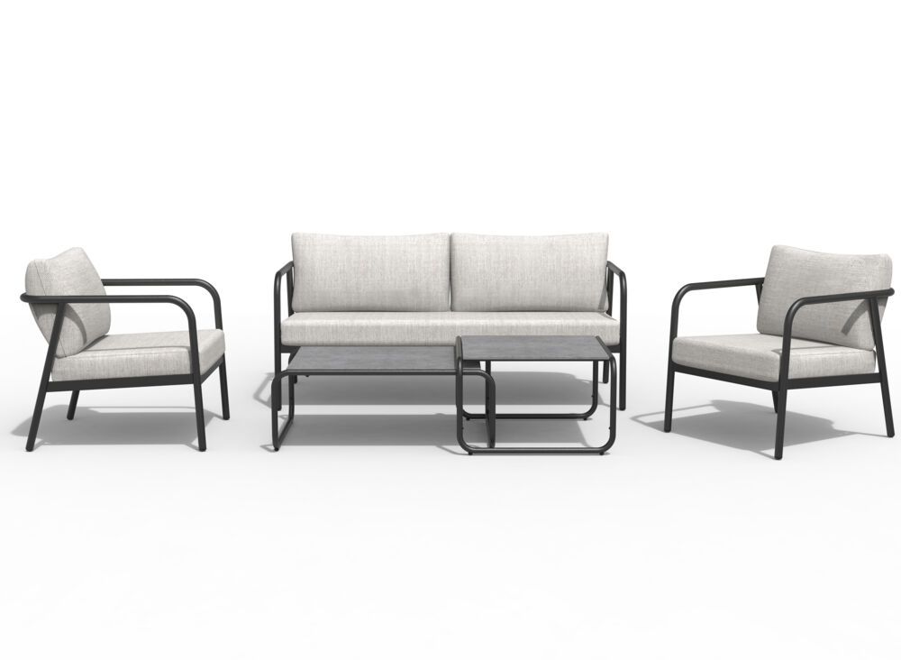 Produkt miniatyrebild Hvitsten sofagruppe lys grå