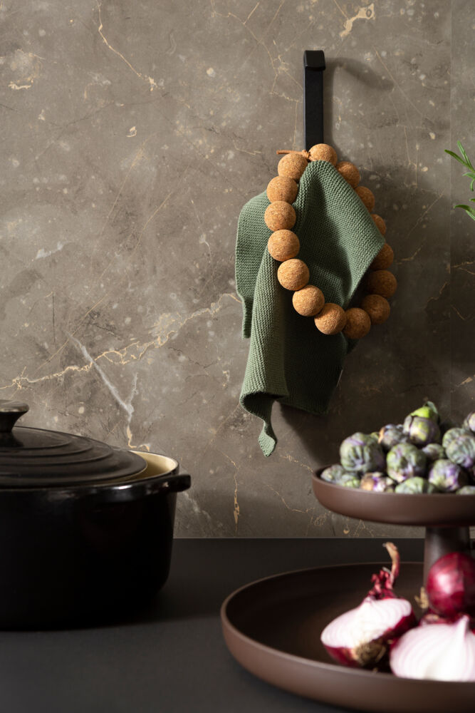 Produkt miniatyrebild Fibo Golden Brown Marble Kitchen Board , slett overflate