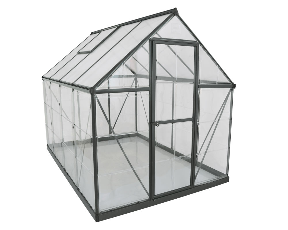 Produkt miniatyrebild Palram - Canopia Hybrid drivhus grå 4,6 m²