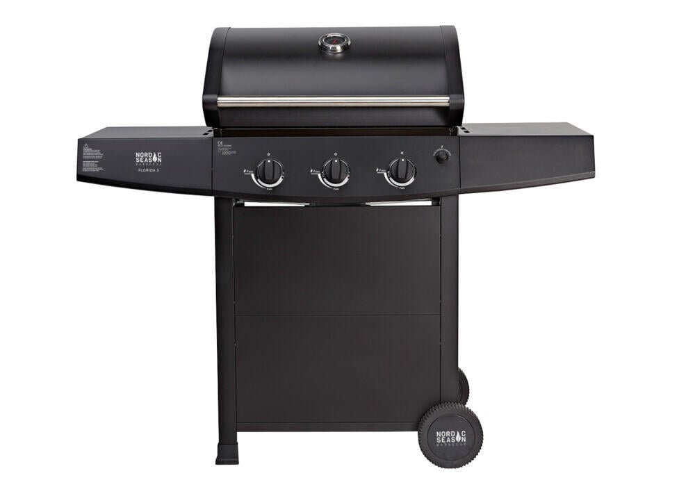 Nordic Season Florida 3 gassgrill Ypperlig modell for små og store grillselskaper.