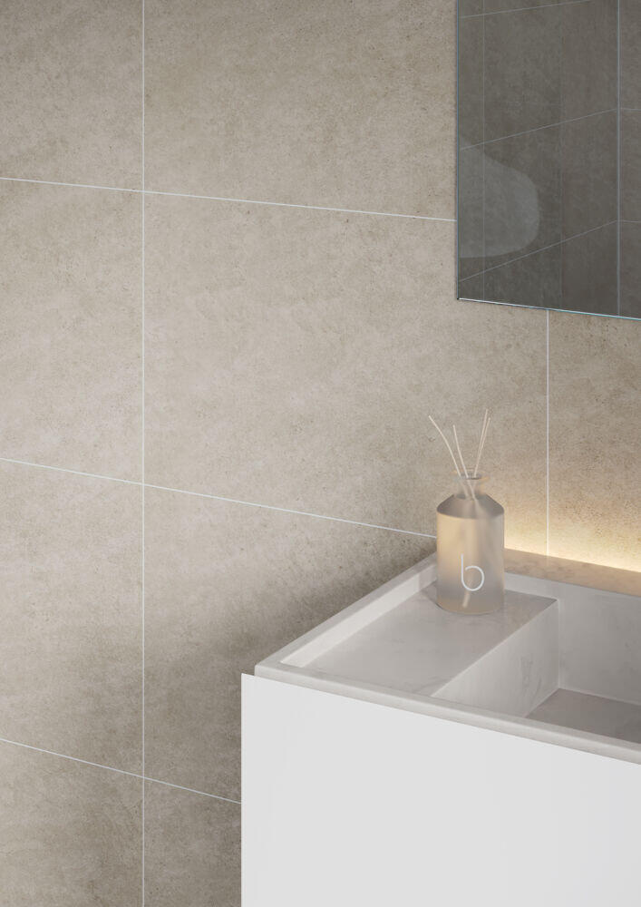 Produkt miniatyrebild Fibo 4746-M6040 STN Grey Sahara baderomsplate