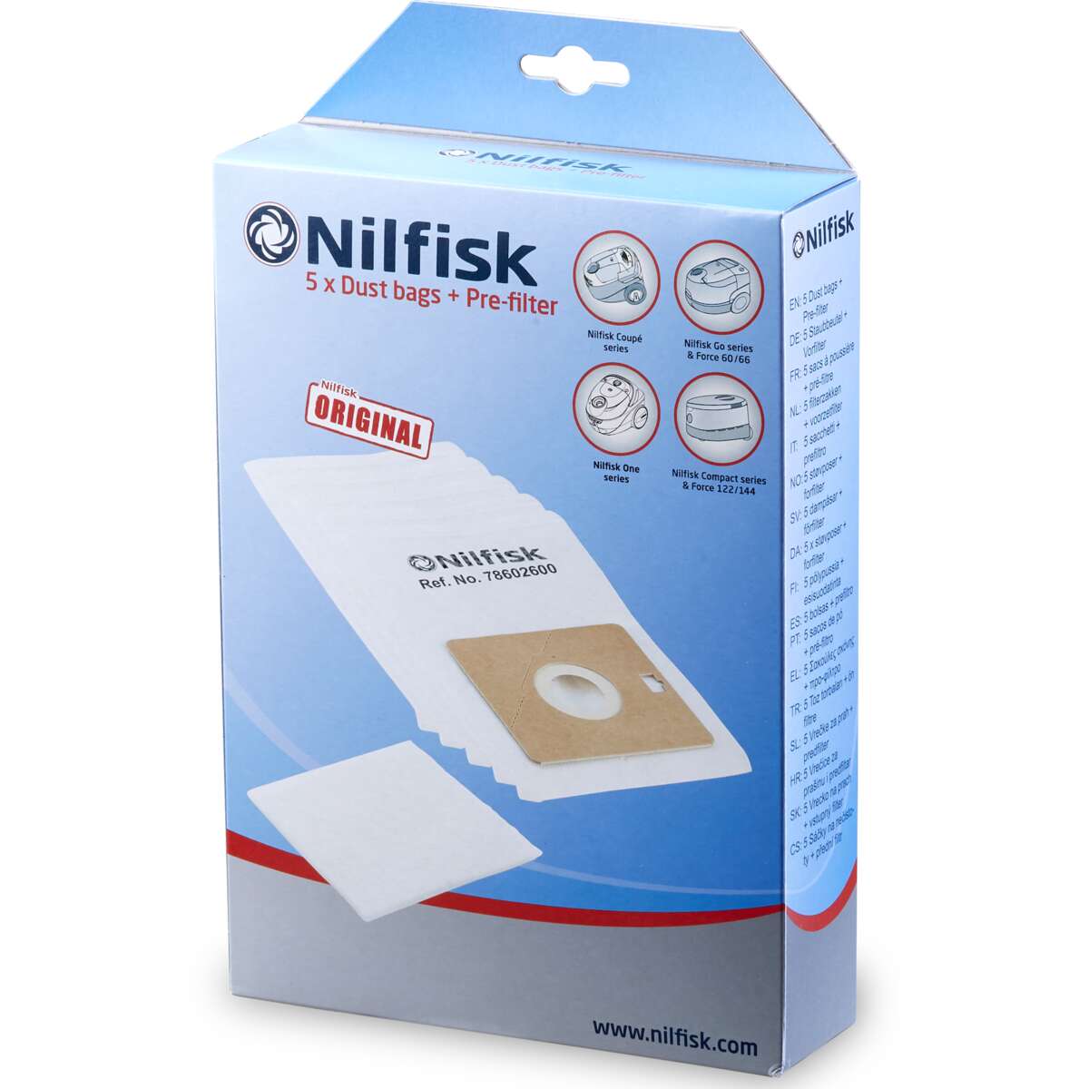 Støvsugerposer Nilfisk One 4 stk