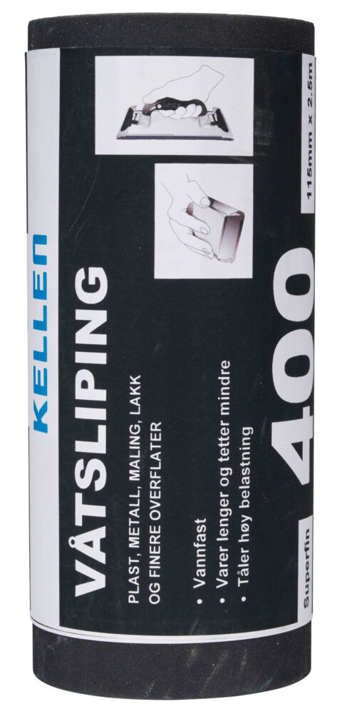 Produkt miniatyrebild Slipepapir våtslip 115 mm x 2,5 m