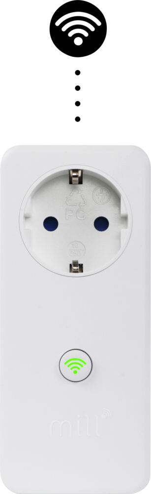 Produkt miniatyrebild Mill WiFi smart-plugg