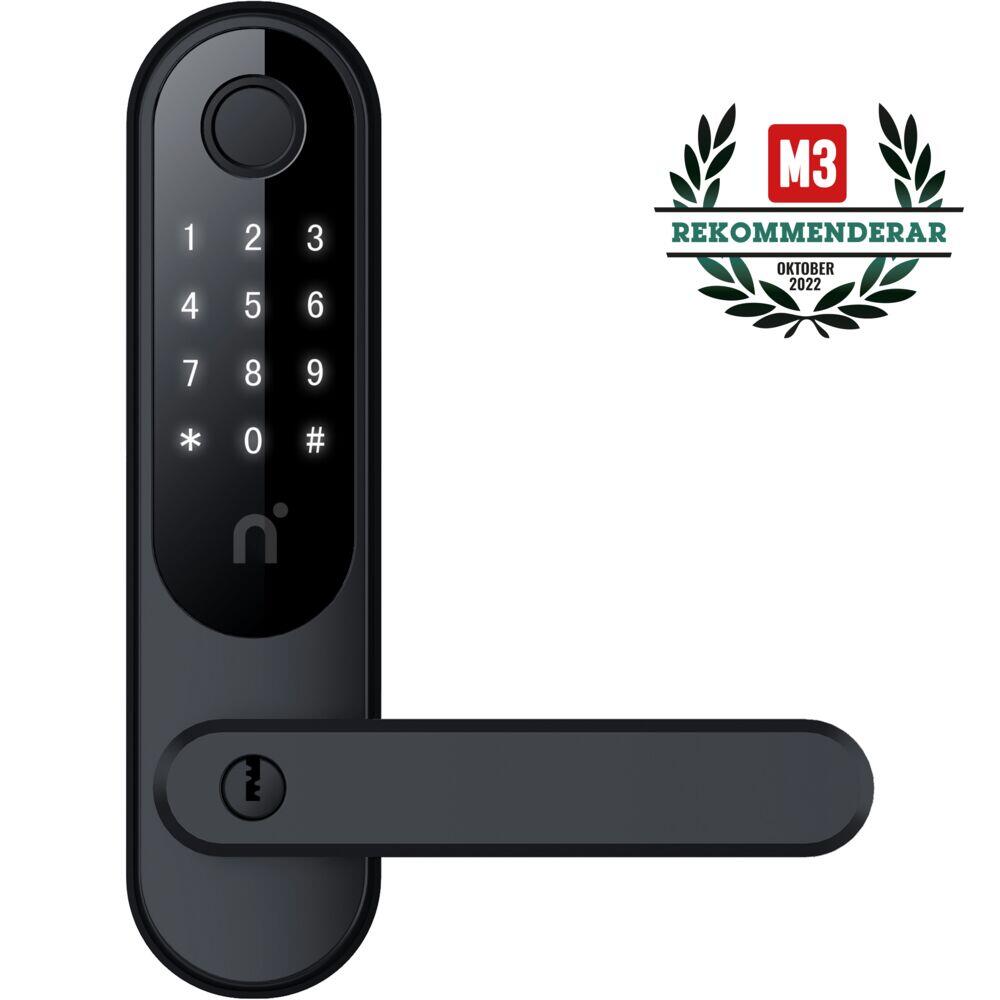 Produkt miniatyrebild Nimly Touch Pro kode og fingeravtrykkslås