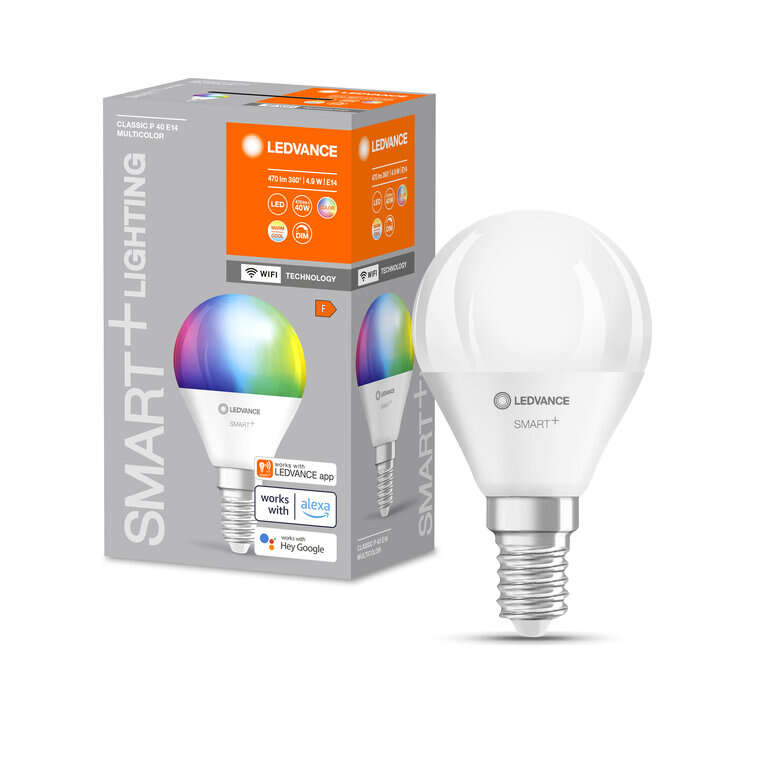 Ledvance Smart+ WiFi RGB mini pære | Obsbygg.no