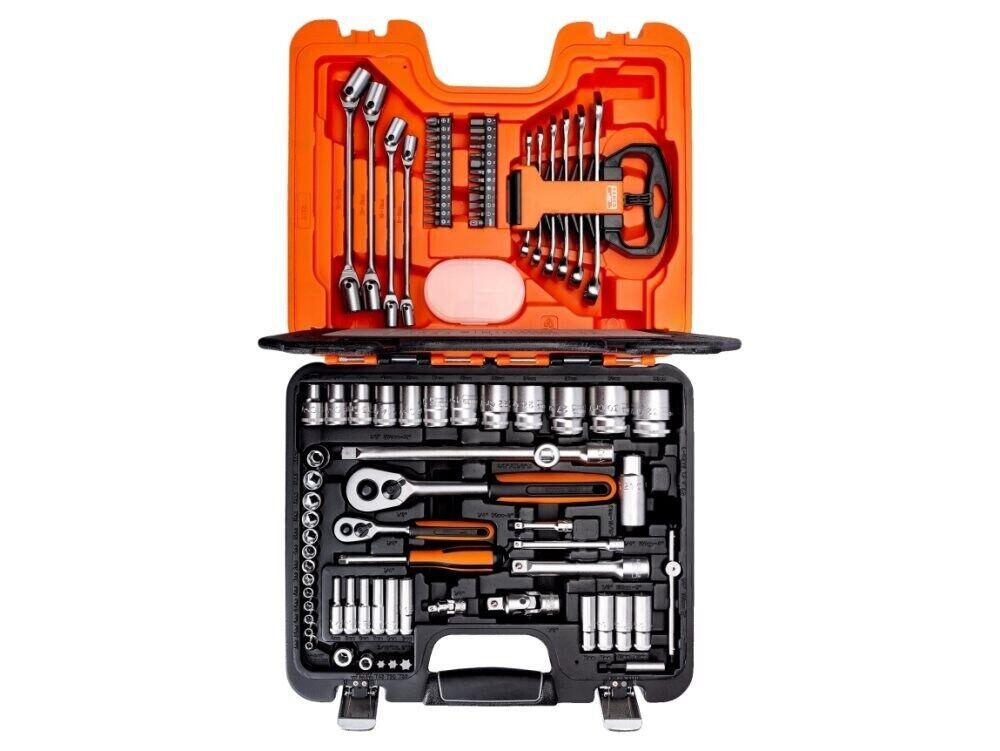 Produkt miniatyrebild Bahco S910 1/2+1/4" 91 deler pipesett