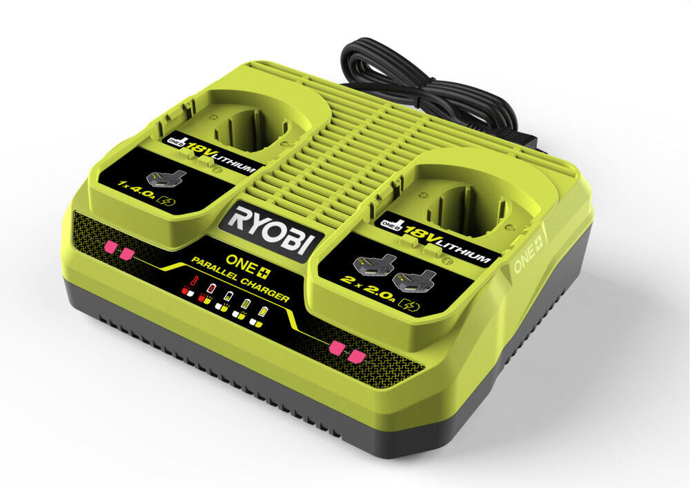 Ryobi RC18240 ONE+ Akku Dobbel lader (18V)