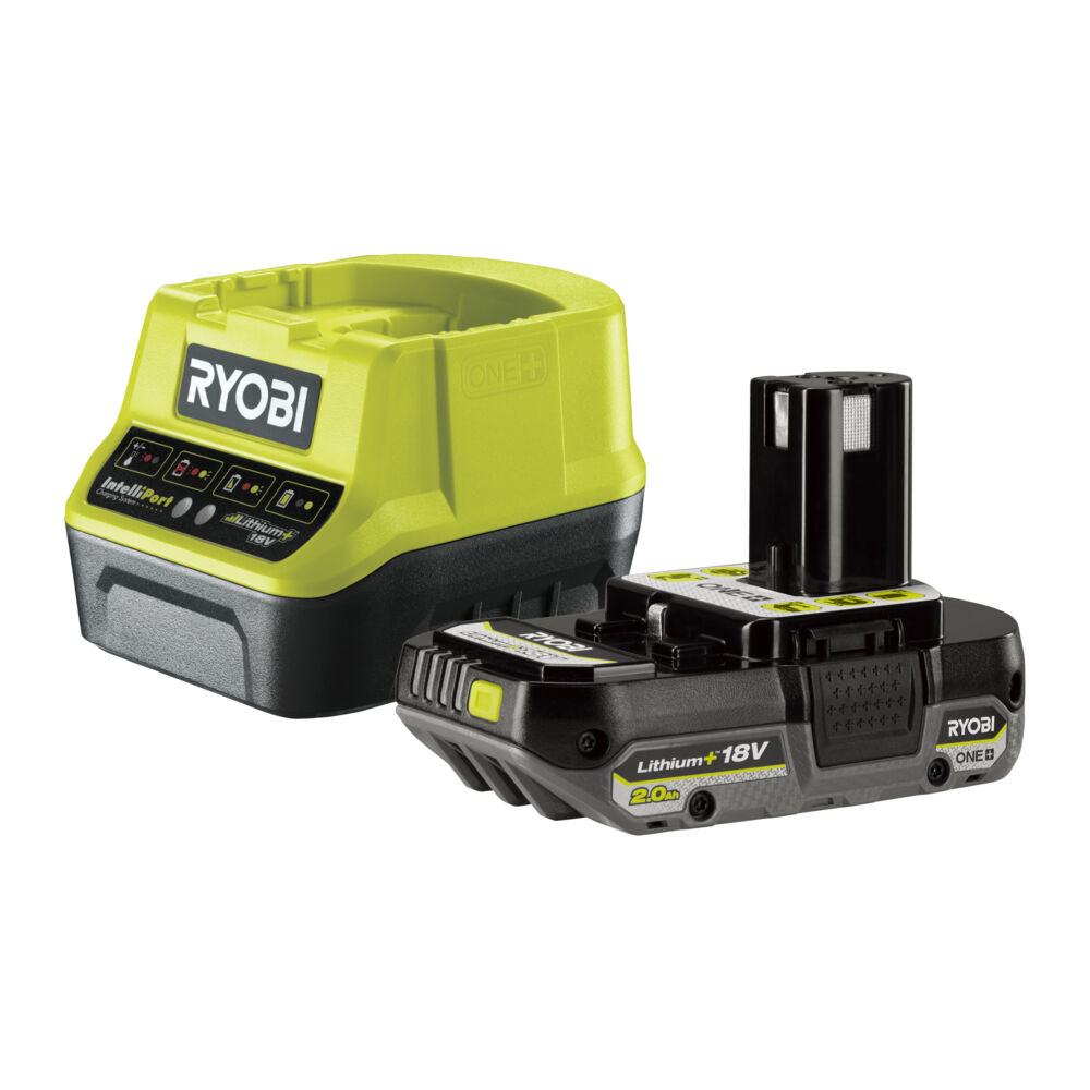 Ryobi RC18120-120C 2,0Ah batteri og lader