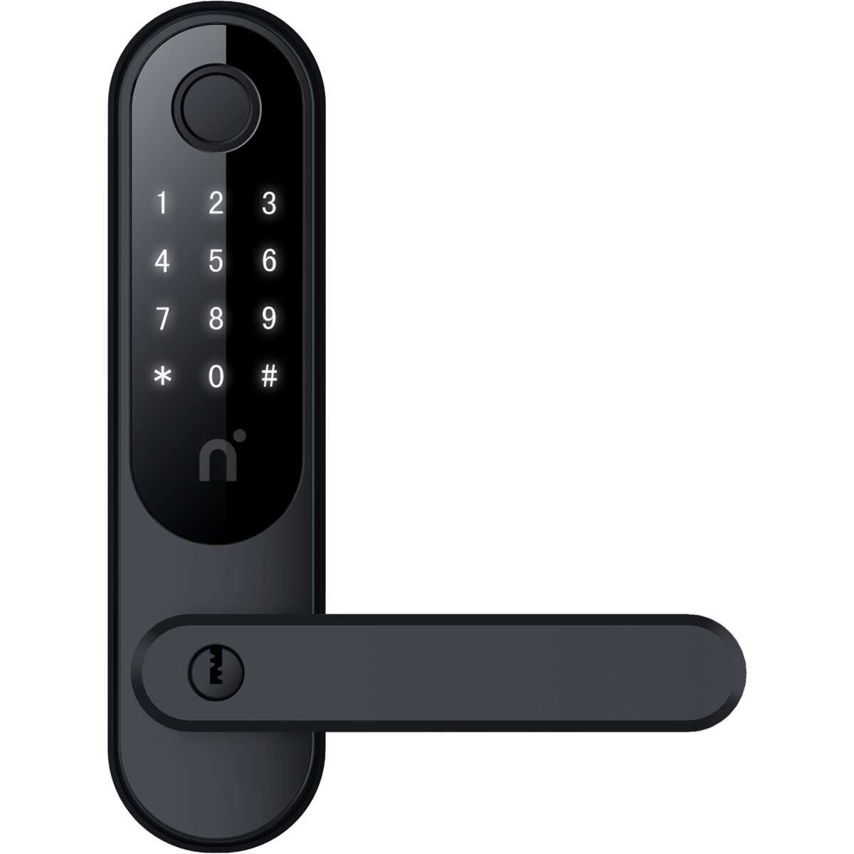 Nimly Touch Pro Elektronisk dørlås med fingeravtrykksleser Ultimate Black