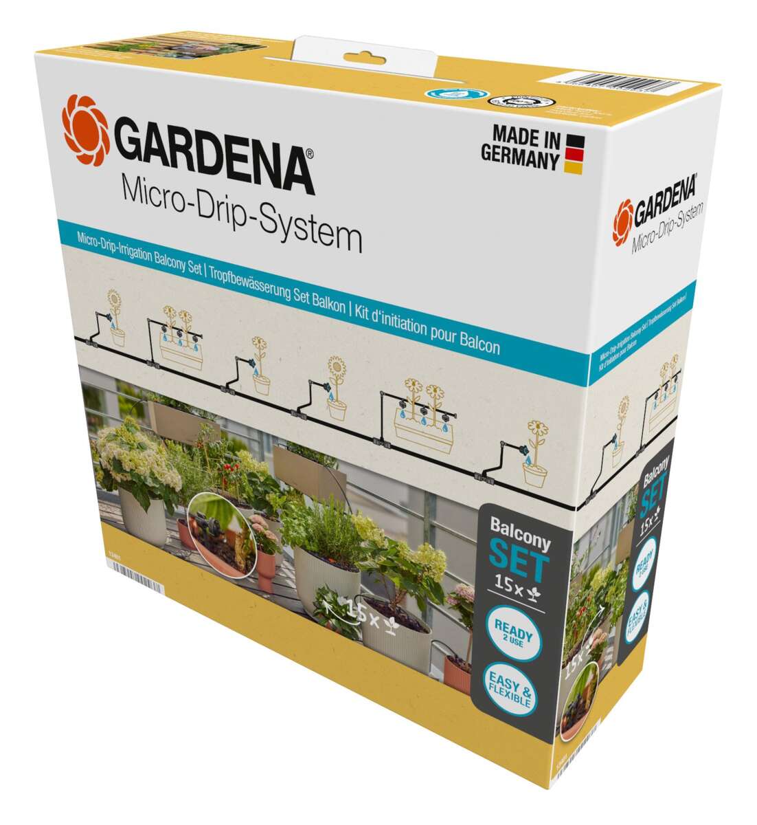 Vanningssett Gardena Micro-Drip Balkong