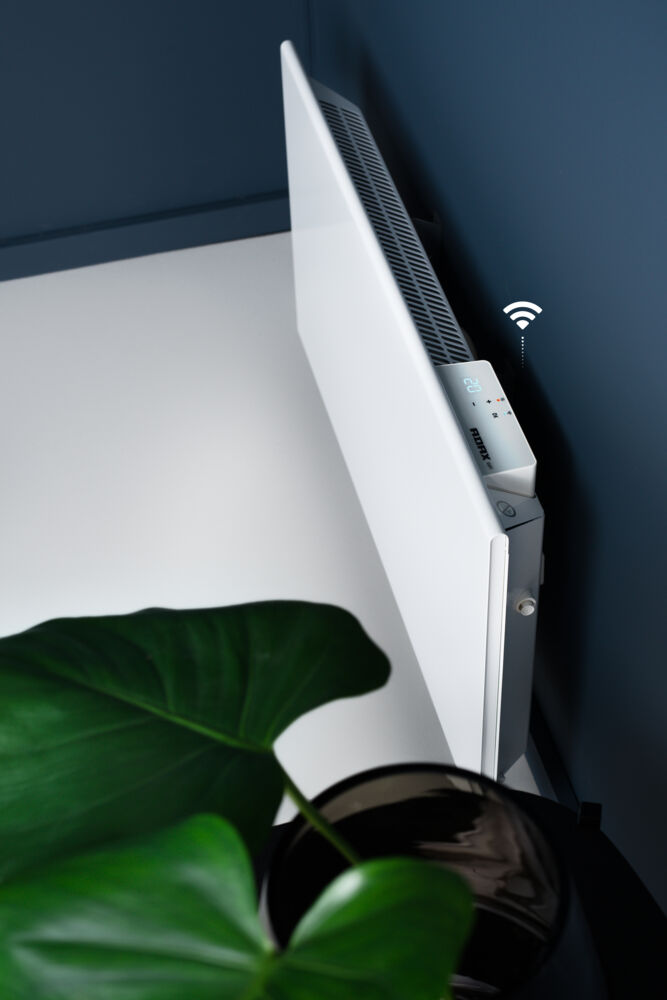 Neo H panelovn med termostat og WiFi 1000W/230V, 13 m² , hvit