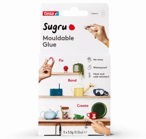 Produkt miniatyrebild tesa formbart lim, 3-pk
