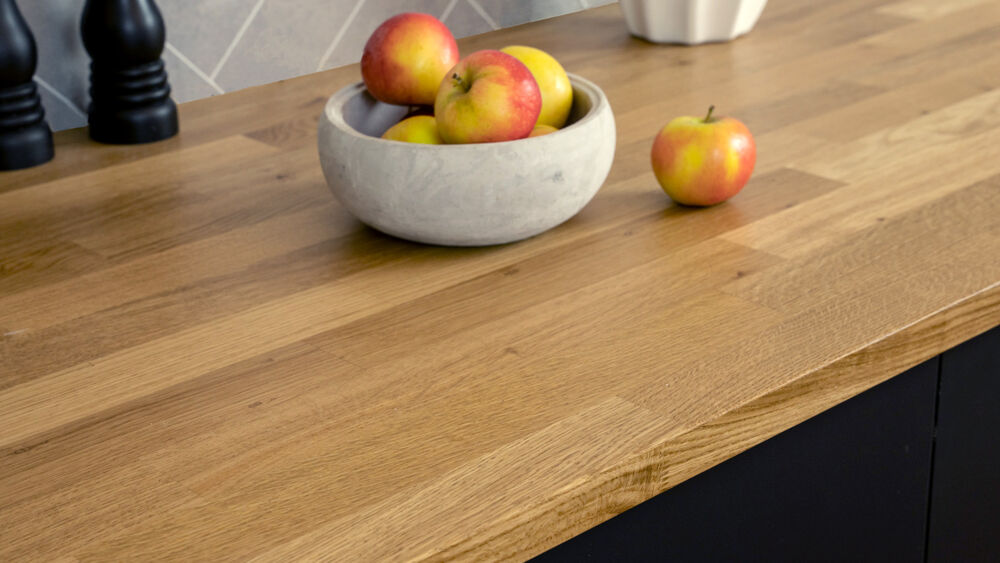 Produkt miniatyrebild Fritzøe Level eik finer 27x1870x635 benkeplate