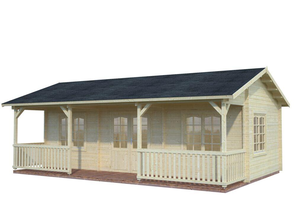 Produkt miniatyrebild Palmako Hytte sandra 25,6+11,1 m2