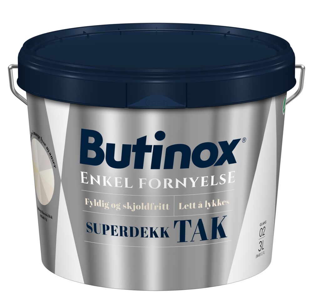 Butinox Superdekk Tak 02/helmatt interiørmaling