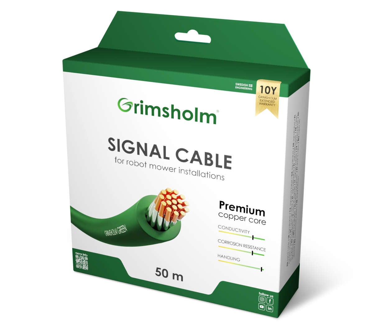 Grimsholm begrensningskabel 50 m