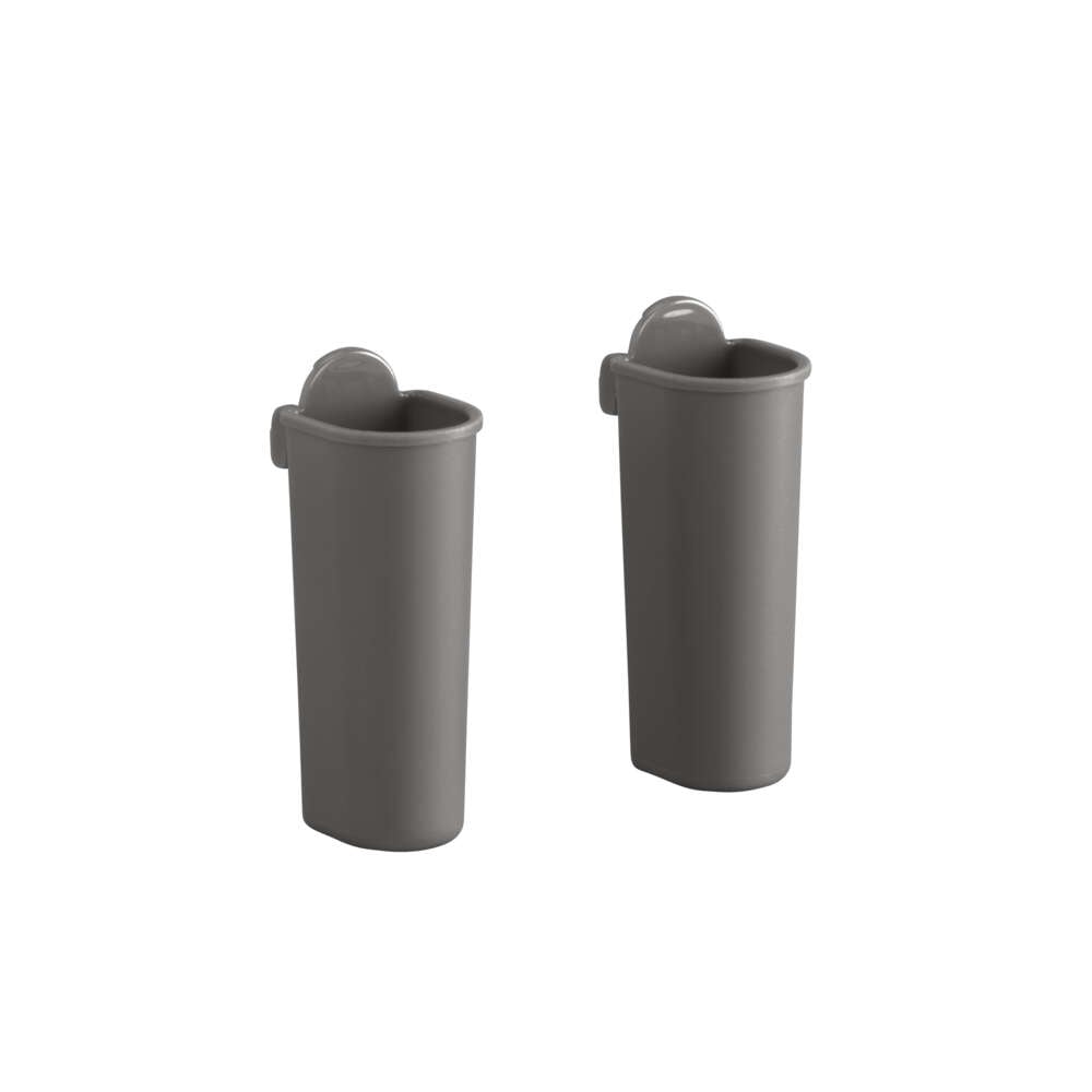 Elfa Garage+ graphite sylinder beholder 2-pk