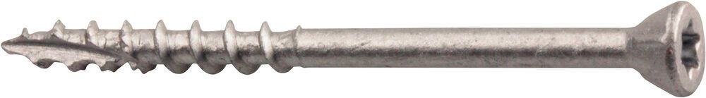 Terrasseskrue C4 Med bitsspor: Torx. Til bruk i trykkimpregnerte terrassebord, stakitt/gjerde med mer.
