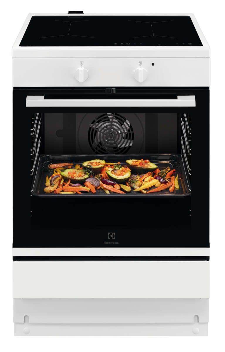 Induksjonsovn Electrolux LKI64404NW med Smarte Funksjoner Hvit
