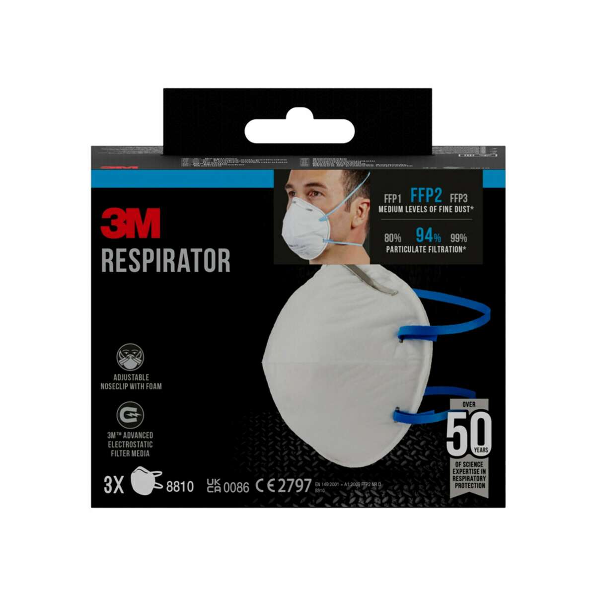 3M støvmaske 8810C
