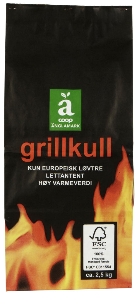 Produkt miniatyrebild Änglamark grillkull, 2,5 kg