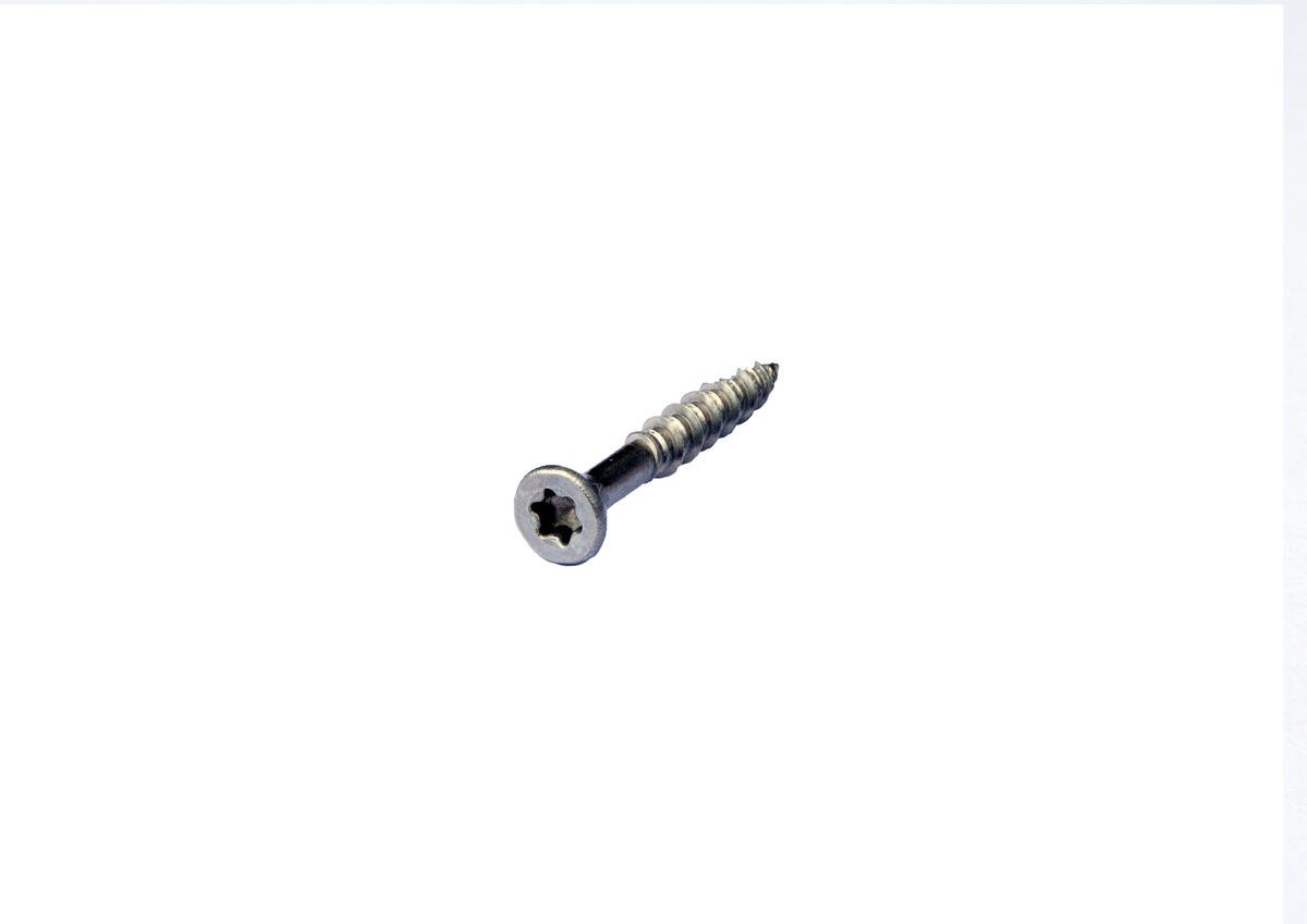 Skruer for Masterboard 500 stk Rustfri A4 skrue med senkehode Type Hilo 4,2x33. 10mm mm frislipp uten gjenger.