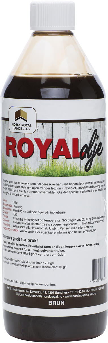 Produkt miniatyrebild ROYALOLJE Klar (RO-0)
