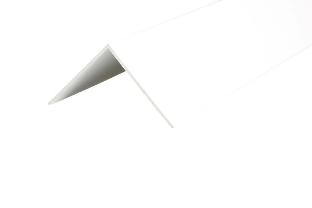Vinkellist 50x050x2600mm, PVC hvit