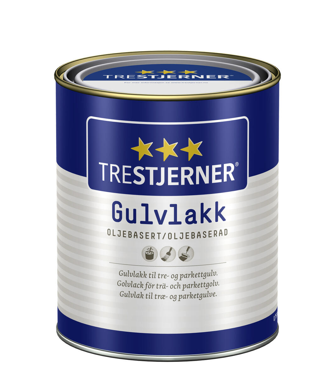 Produkt miniatyrebild Trestjerner gulvlakk oljebasert halvblank