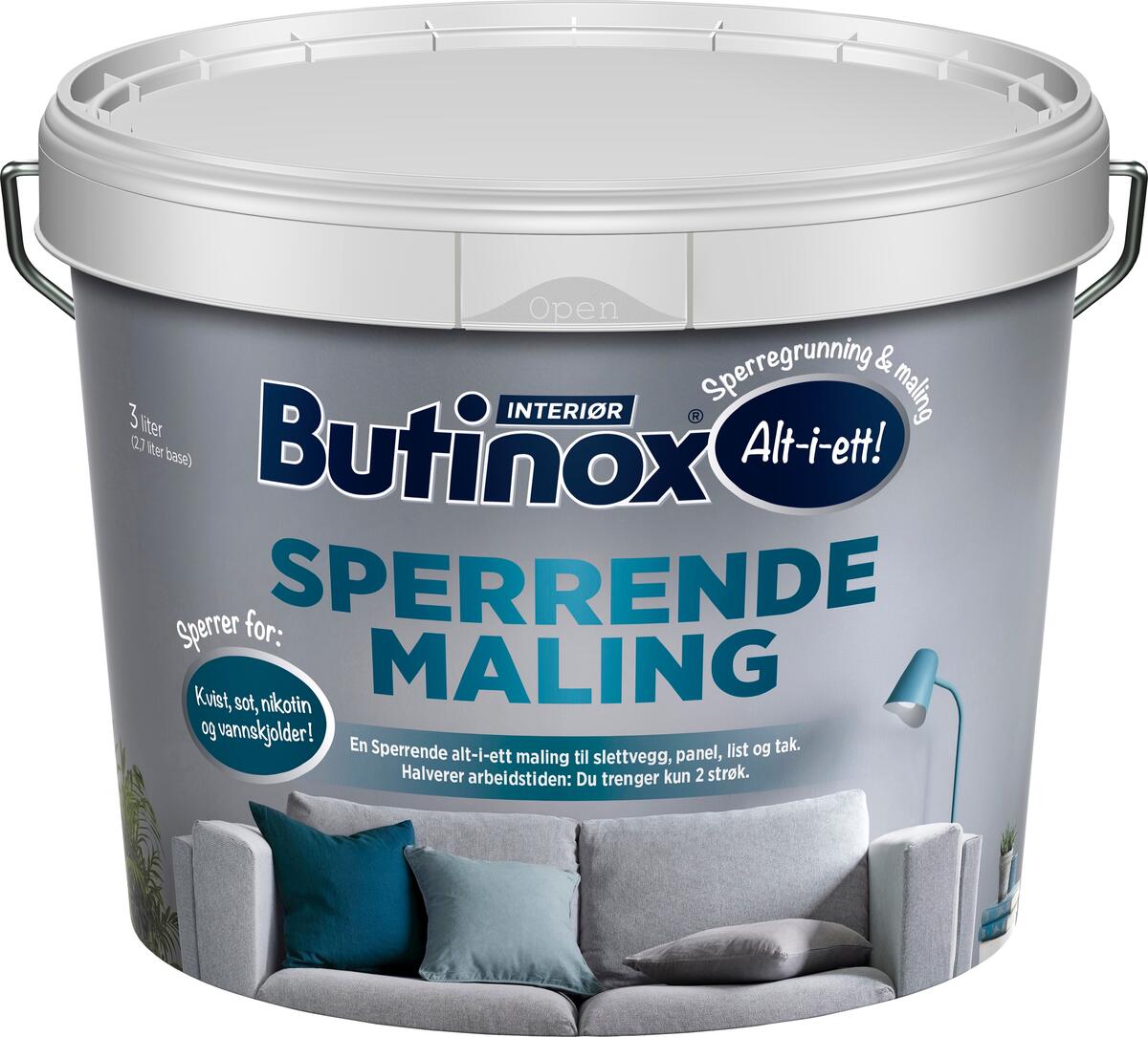 Produkt miniatyrebild Butinox Interiør Sperrende maling