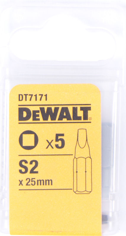 Dewalt Bits Firkant 25mm No2x5 Dt7171 Dw