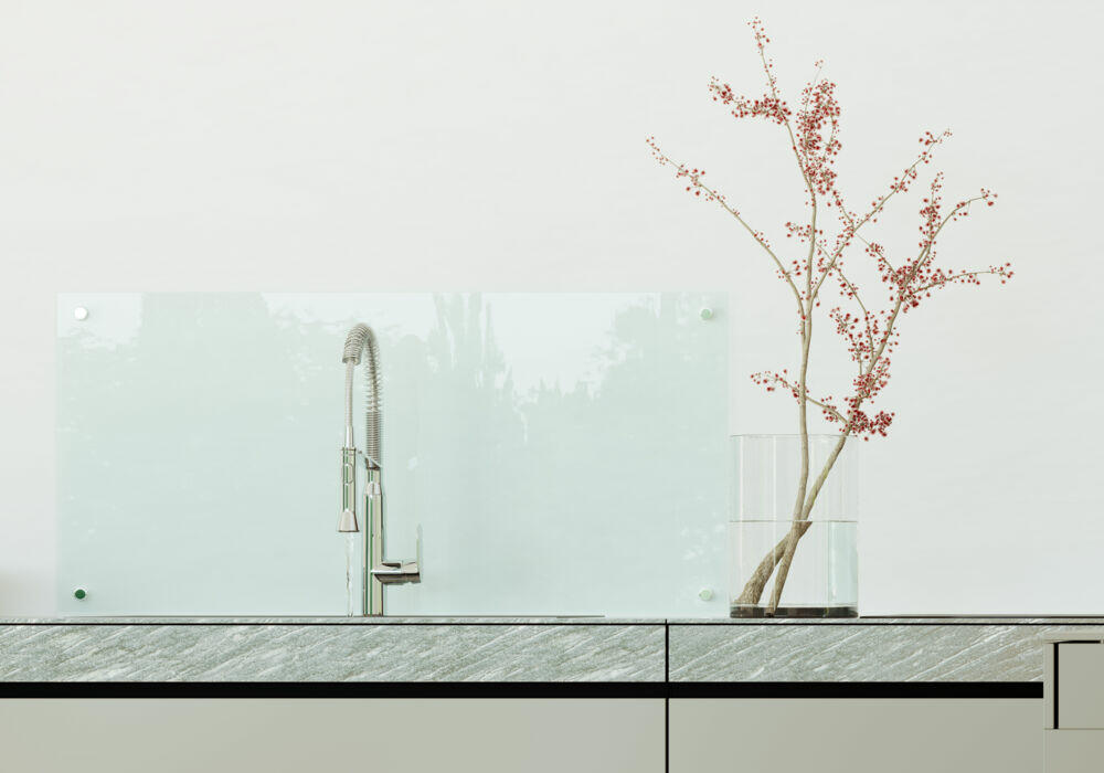 Glassplate herdet 80x45cm