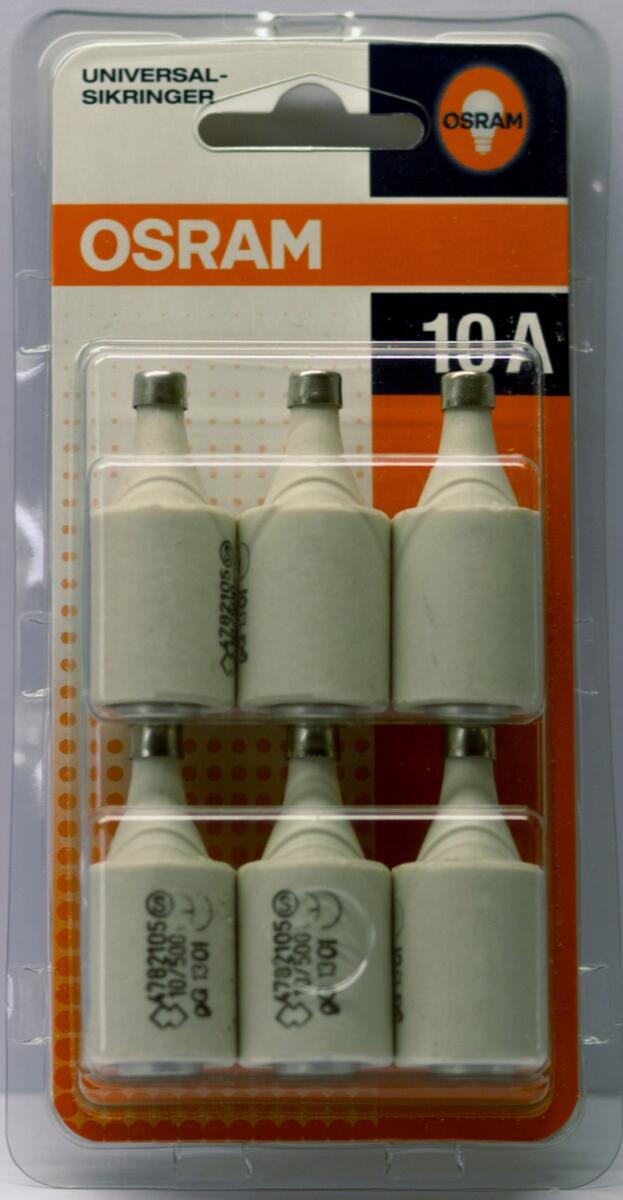 Osram universalsikringer 10 AMP