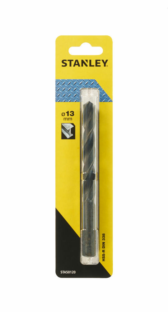 Stanley STA50120 Metallbor HSS-R 13MM HSS-R bor 13mm STA50120 for stål og ikke jernholdige metaller